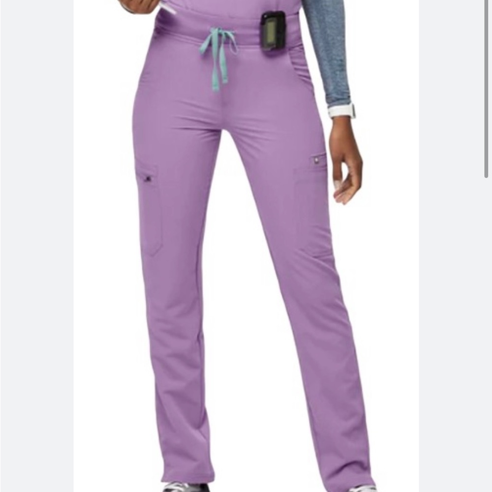 Figs Yola- Skinny Scrub Pants - L / Lilac Dawn BRAND NEW NEVER WORN